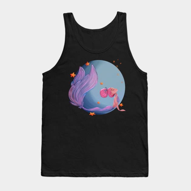 Mermaid Tank Top by irina_zhelinskaya